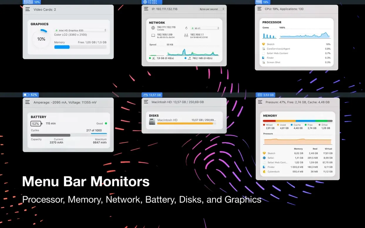 iStatistica Pro — tour 3 iStatistica Pro toolbar view 3