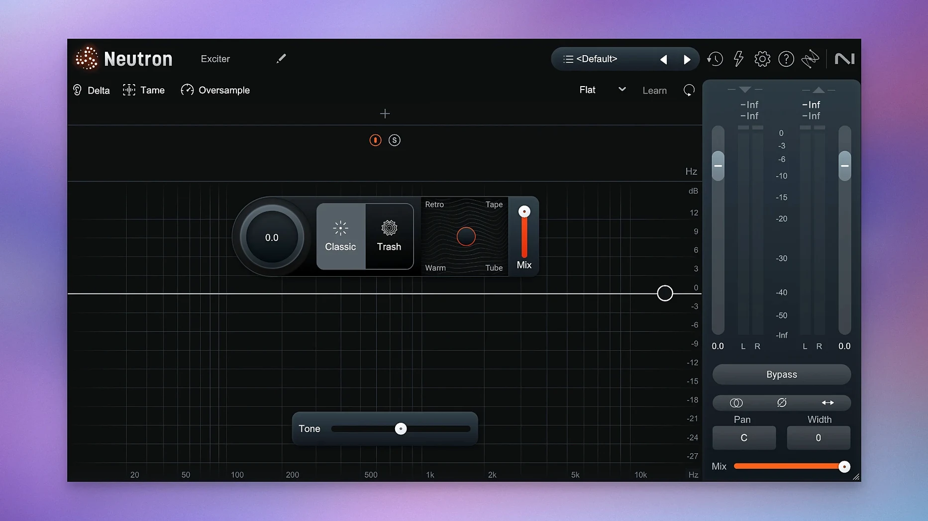iZotope Neutron — tour 5 iZotope Neutron toolbar view 5