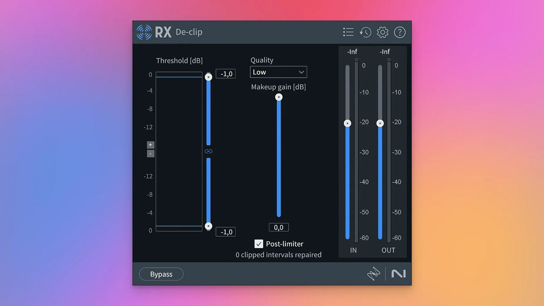 iZotope RX — tour 3 iZotope RX toolbar view 3