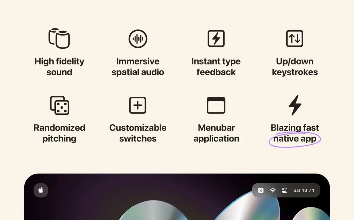 Klack — tour 2 Klack toolbar view 2