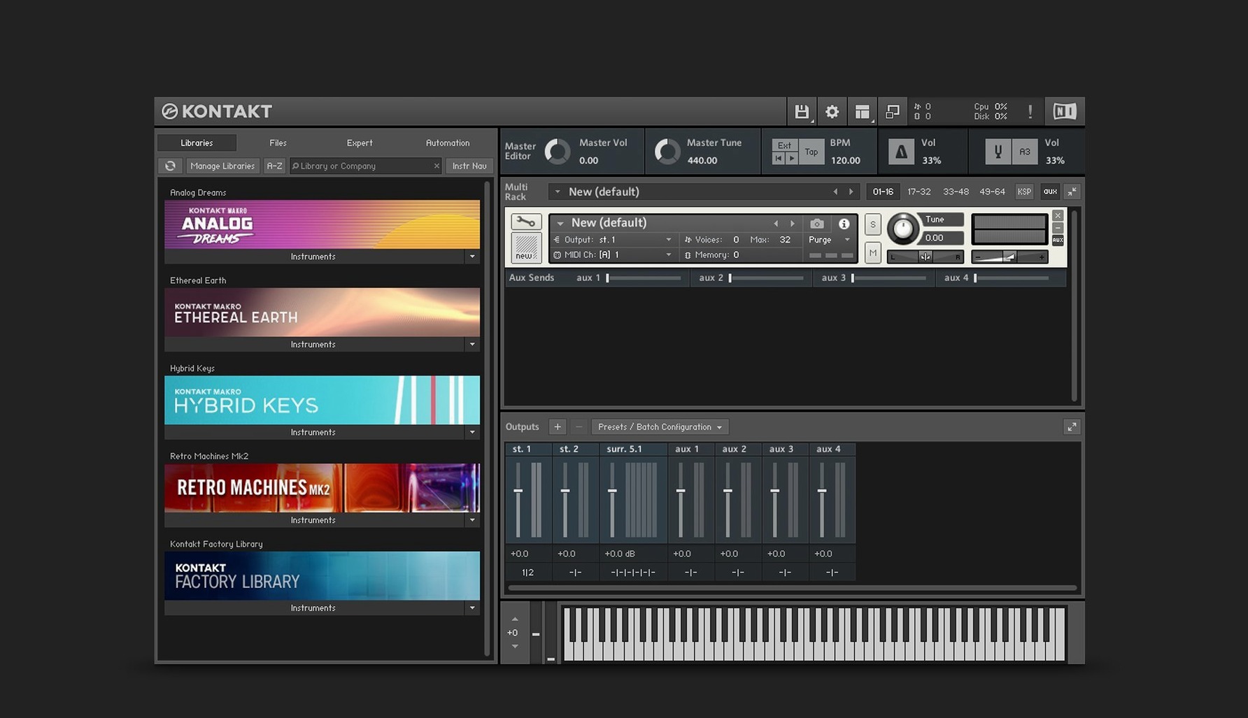 torrent kontakt: workspace view