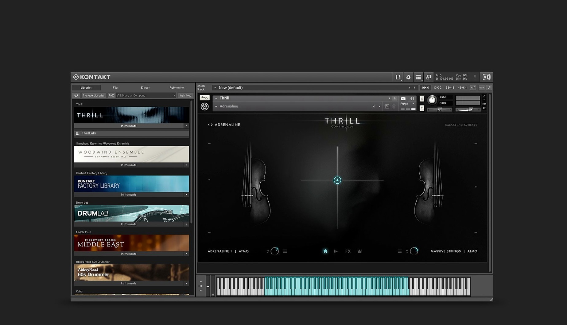 Kontakt toolbar view 2