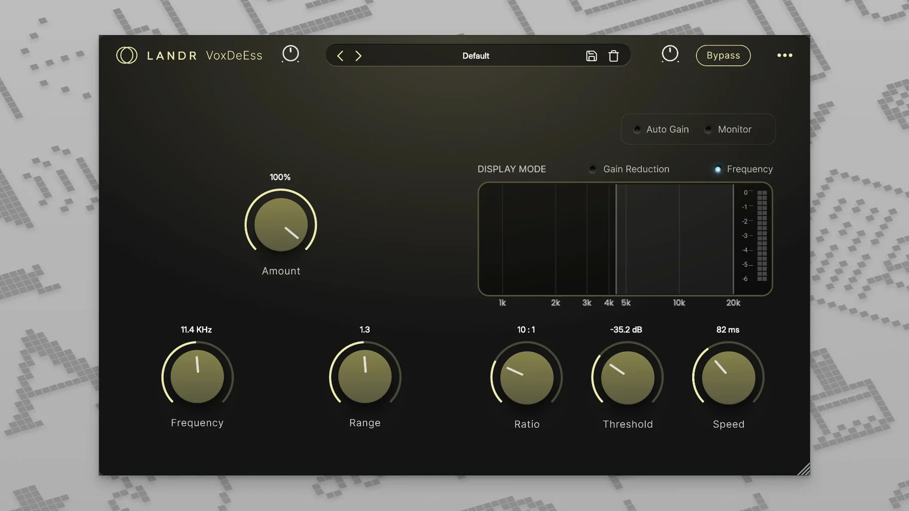 LANDR Vocal Bundle — tour 2 LANDR Vocal Bundle toolbar view 2