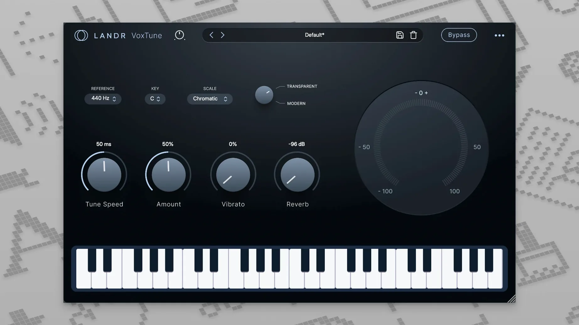 LANDR Vocal Bundle — tour 3 LANDR Vocal Bundle toolbar view 3