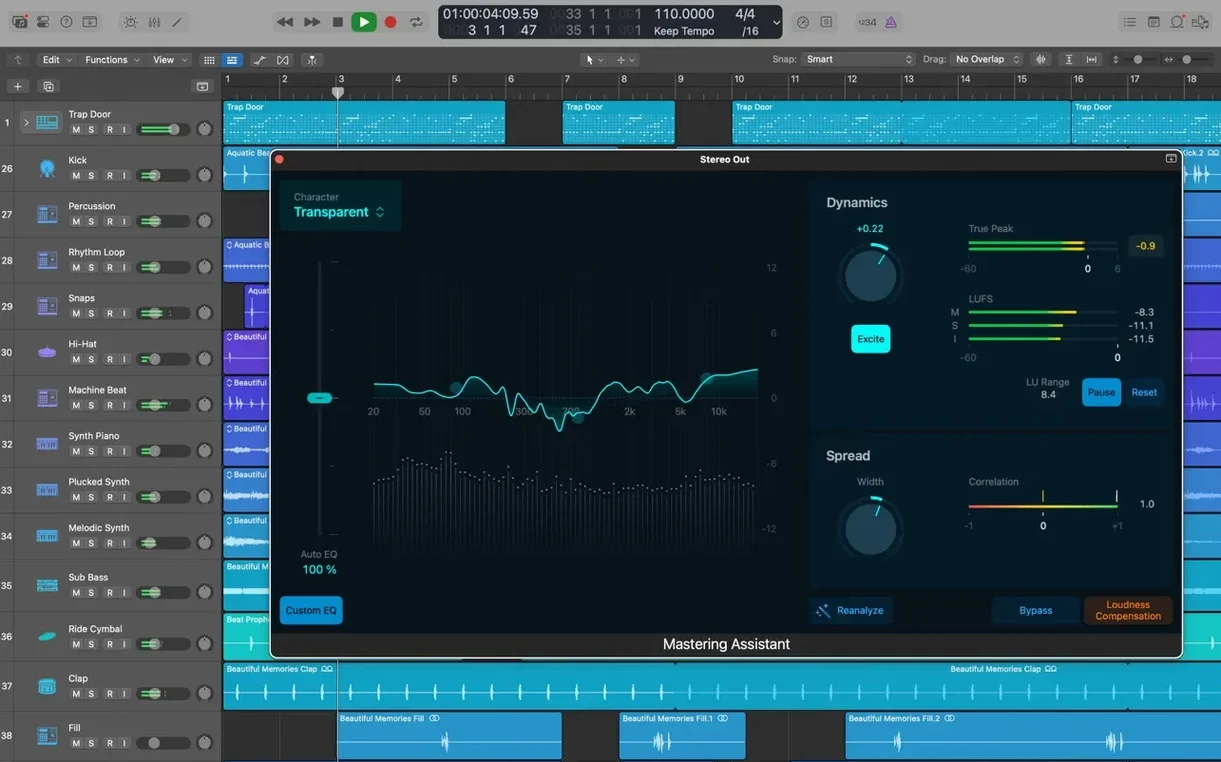 Screen 5 of Logic Pro
