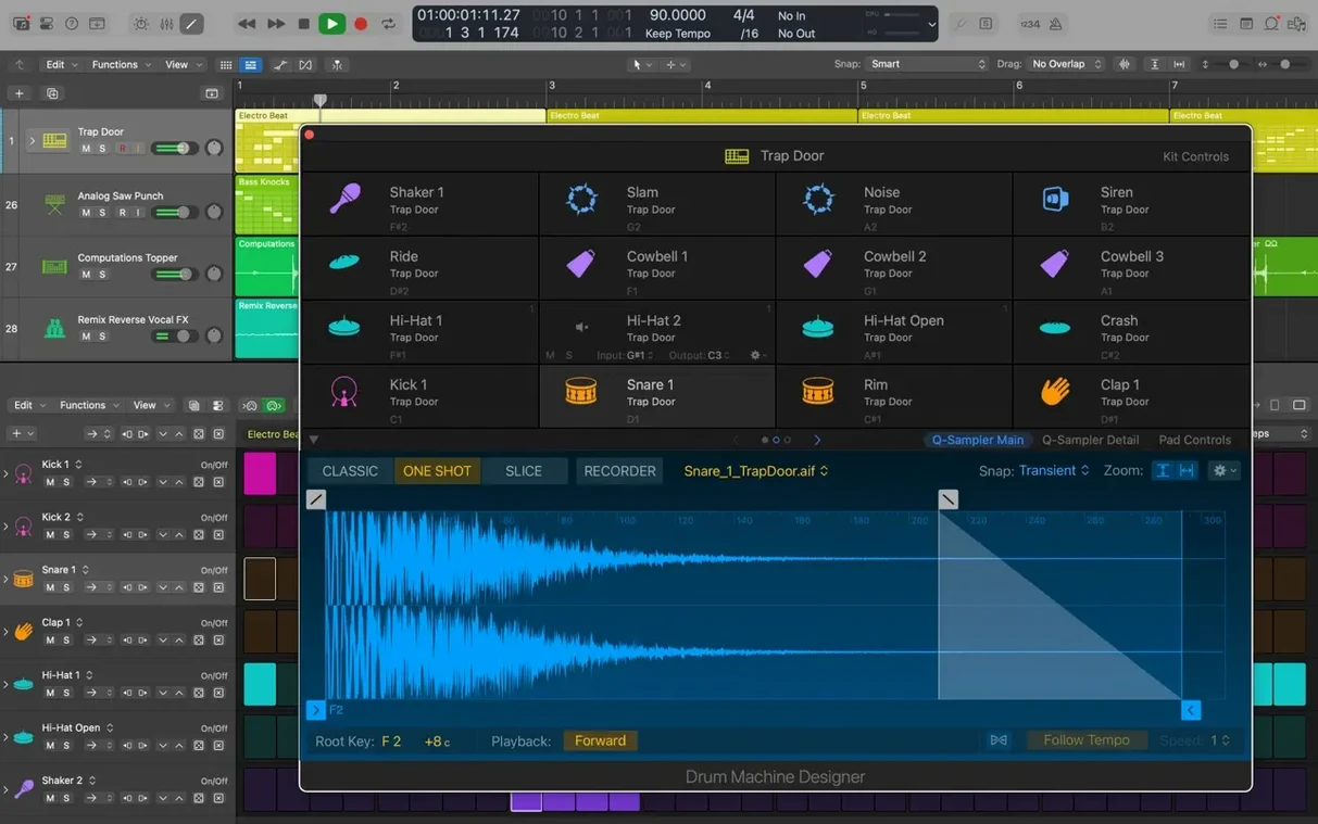Screen 7 of Logic Pro