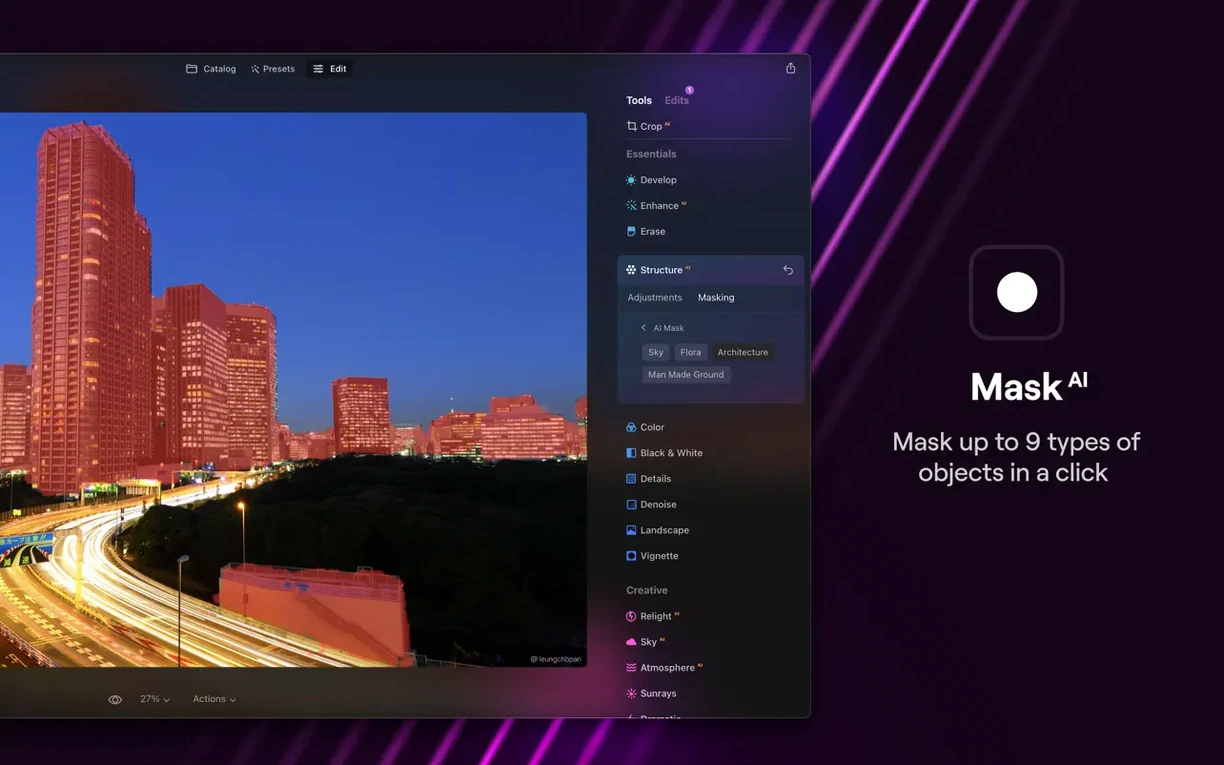 Screen 4 of Luminar Neo