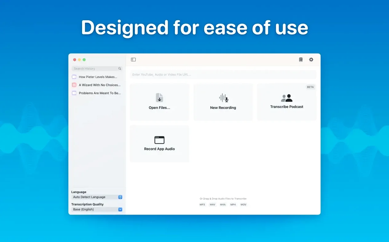 Screen 2 of MacWhisper