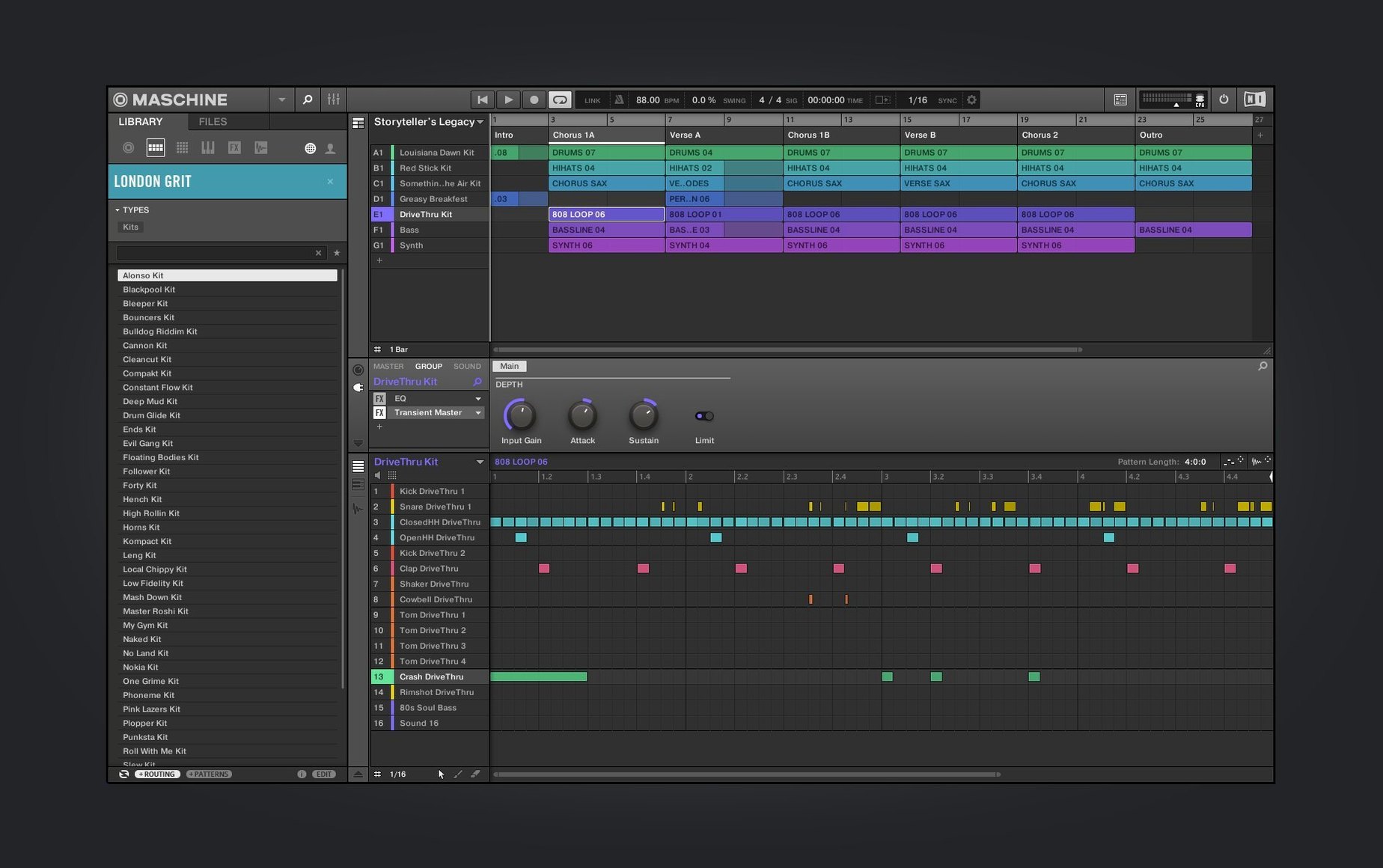 Screen 2 of Maschine