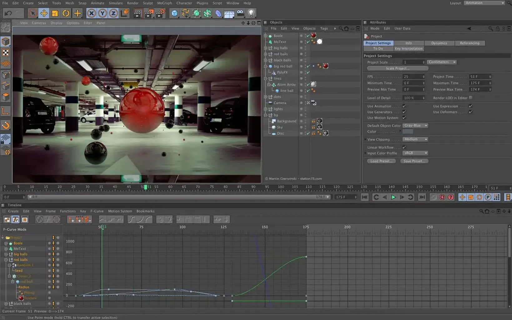 MAXON Cinema toolbar view 3