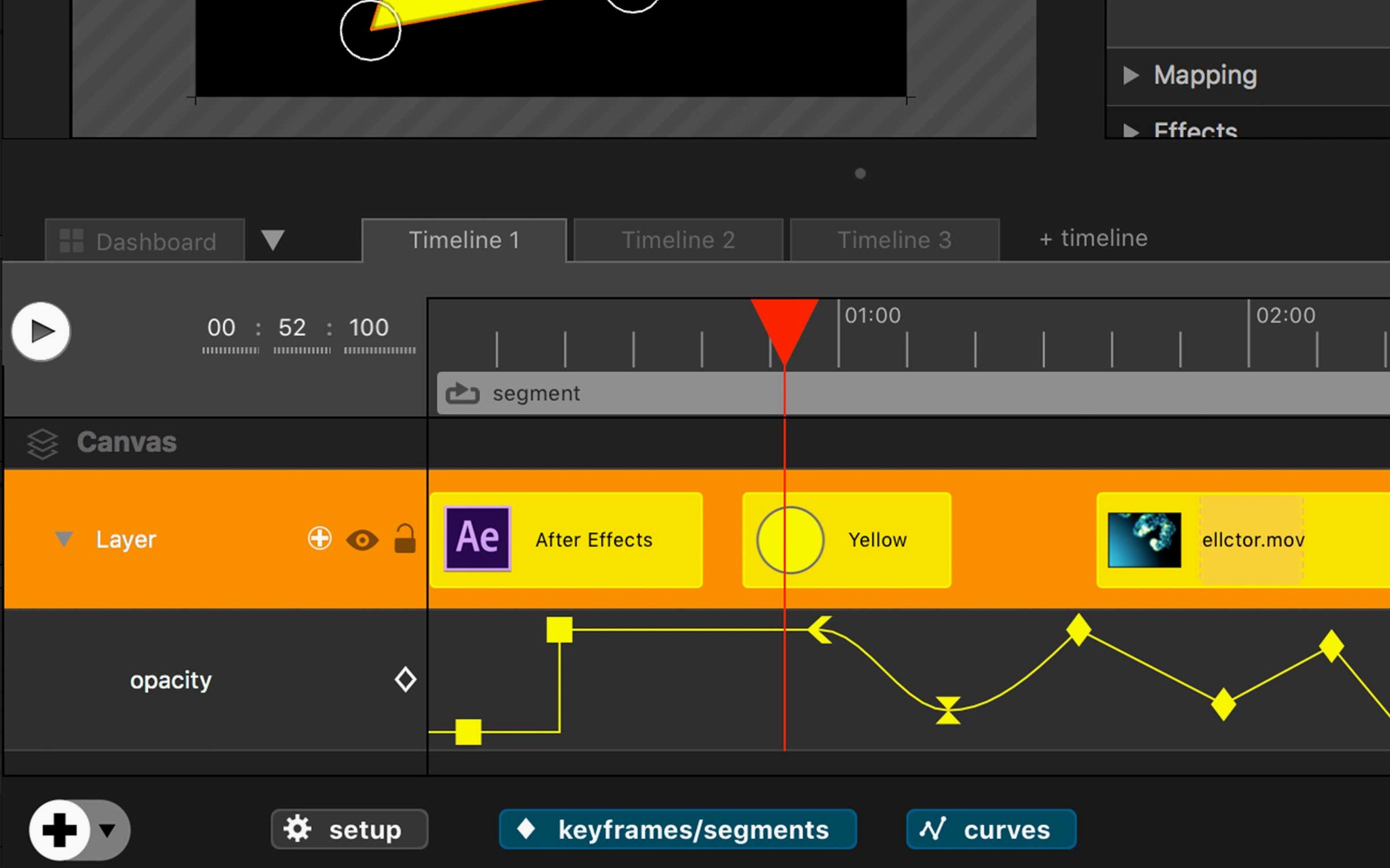 Millumin — tour 3 Millumin toolbar view 3
