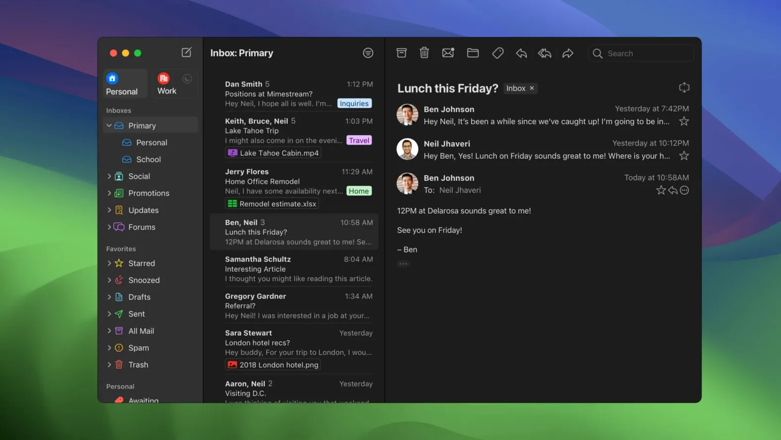 Mimestream — tour 1 Mimestream 1.10.8: mimestream download mac