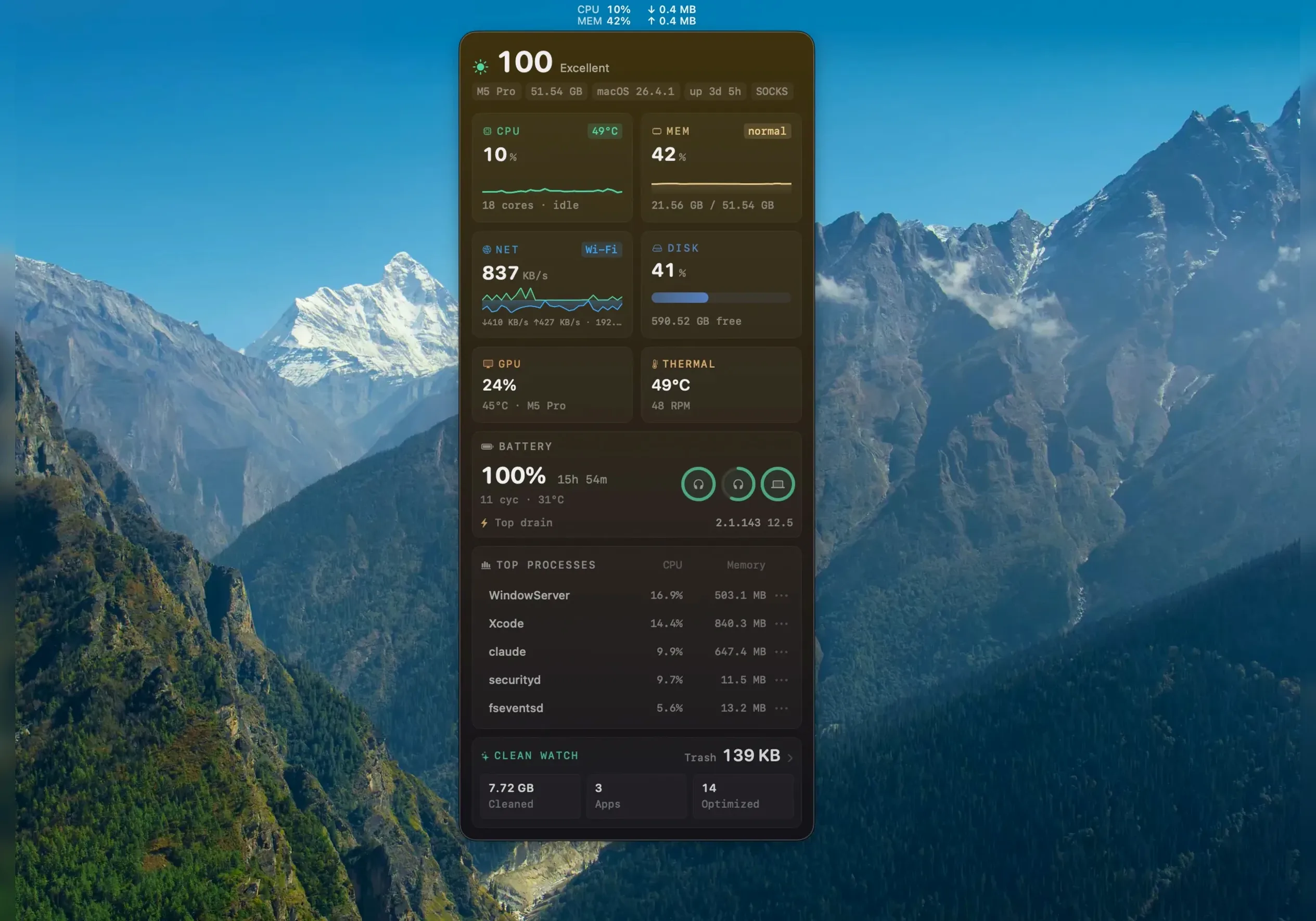Mole — tour 7 Mole toolbar view 7