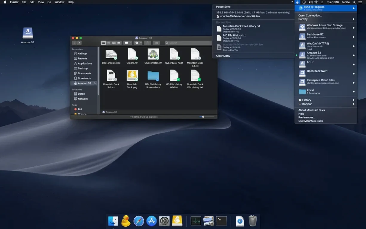 Mountain Duck 5.3.2: mountain duck mac
