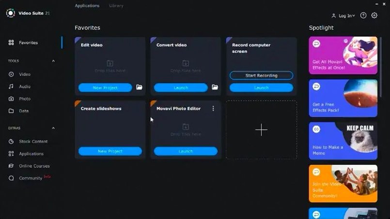 Screen 3 of Movavi Video Suite