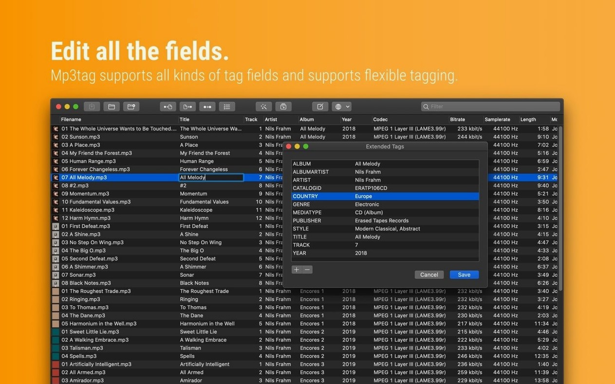 Mp3tag — tour 2 Mp3tag toolbar view 2