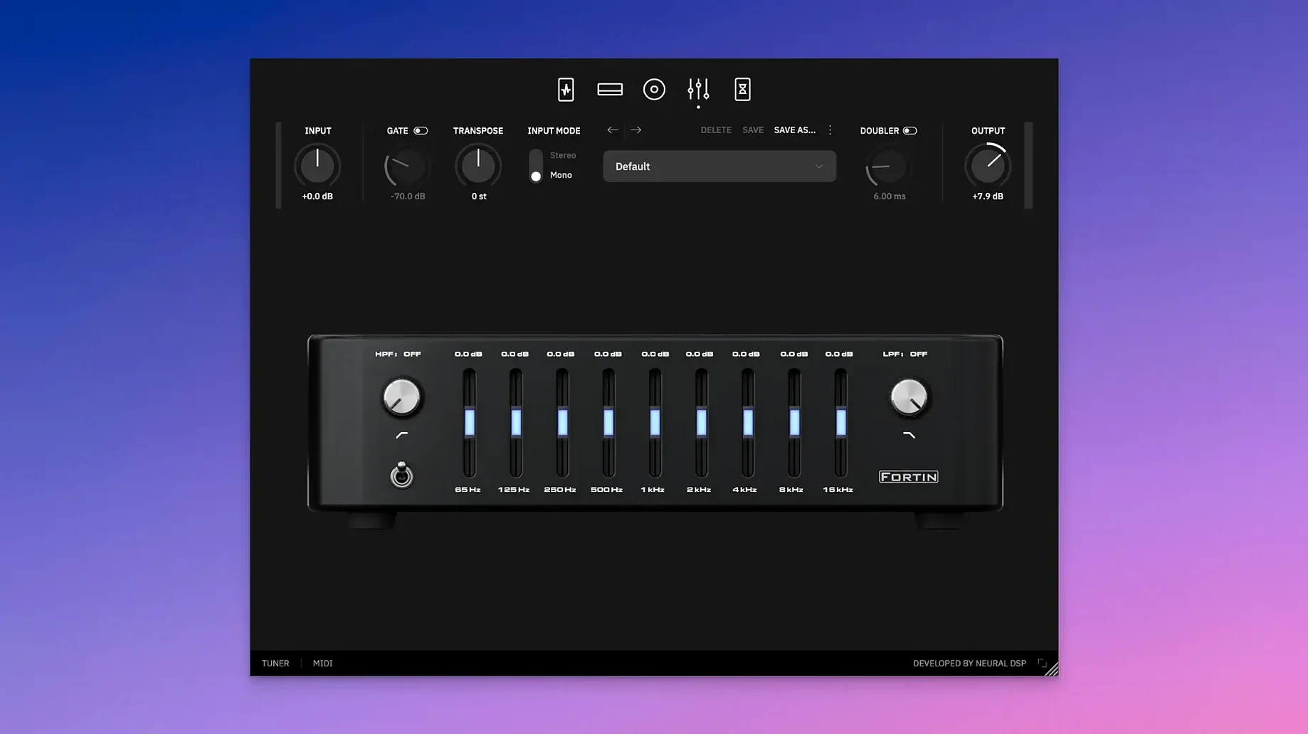 Screen 3 of Neural DSP Fortin Nameless Suite X