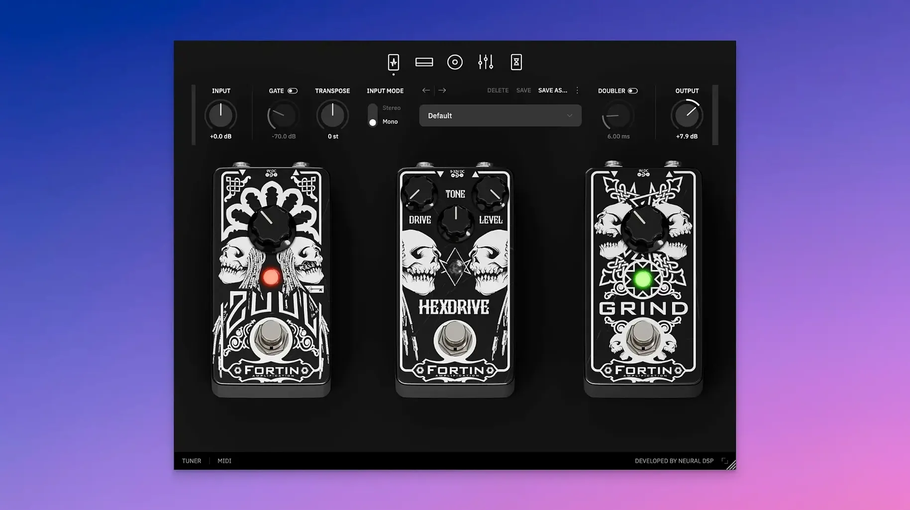 Screen 4 of Neural DSP Fortin Nameless Suite X