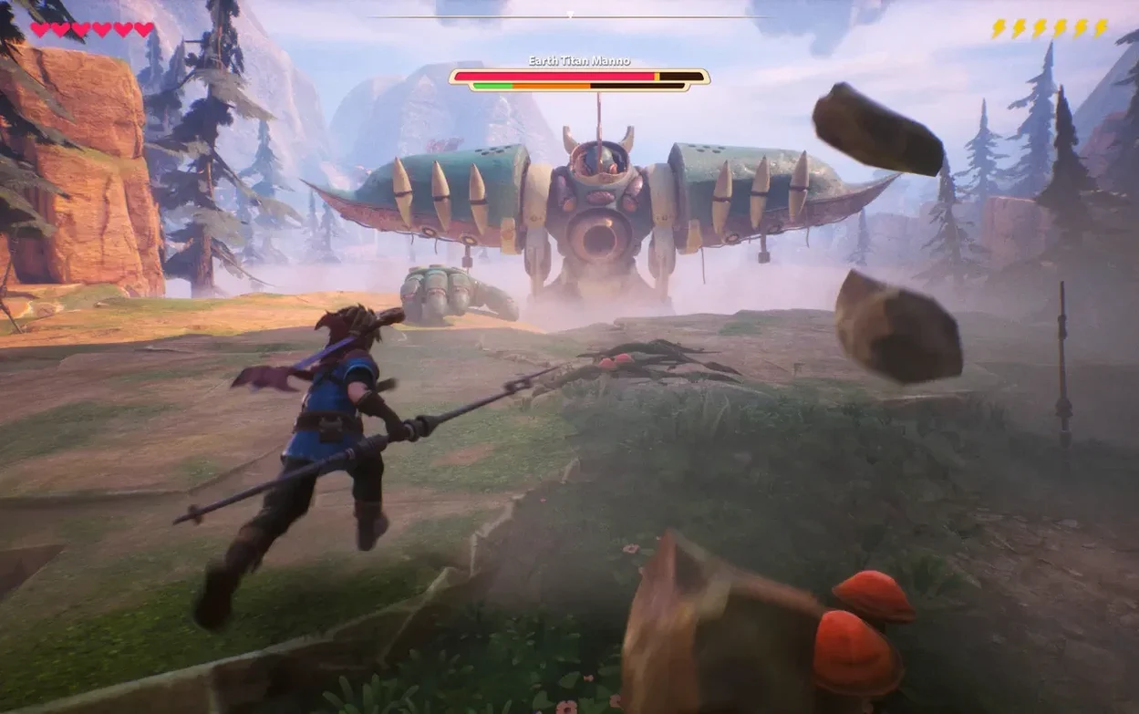 Oceanhorn 3: Legend of the Shadow Sea toolbar view 2