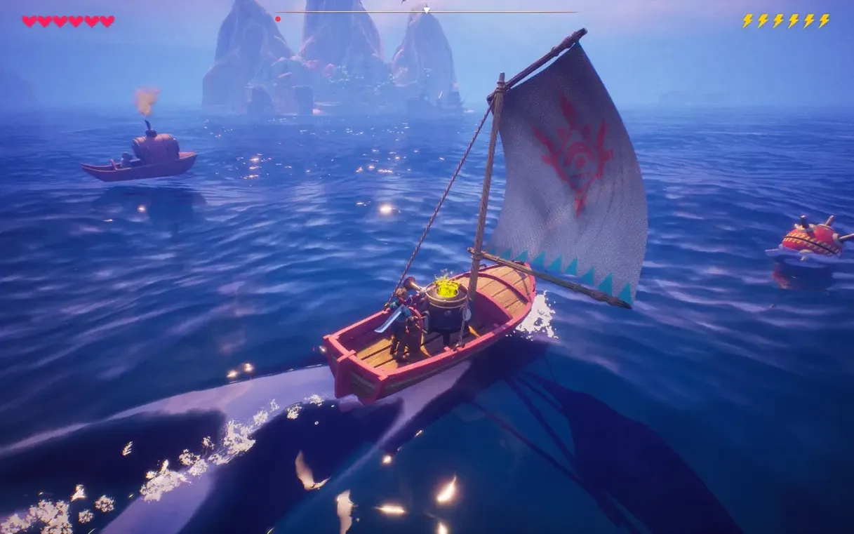 Screen 7 of Oceanhorn 3: Legend of the Shadow Sea