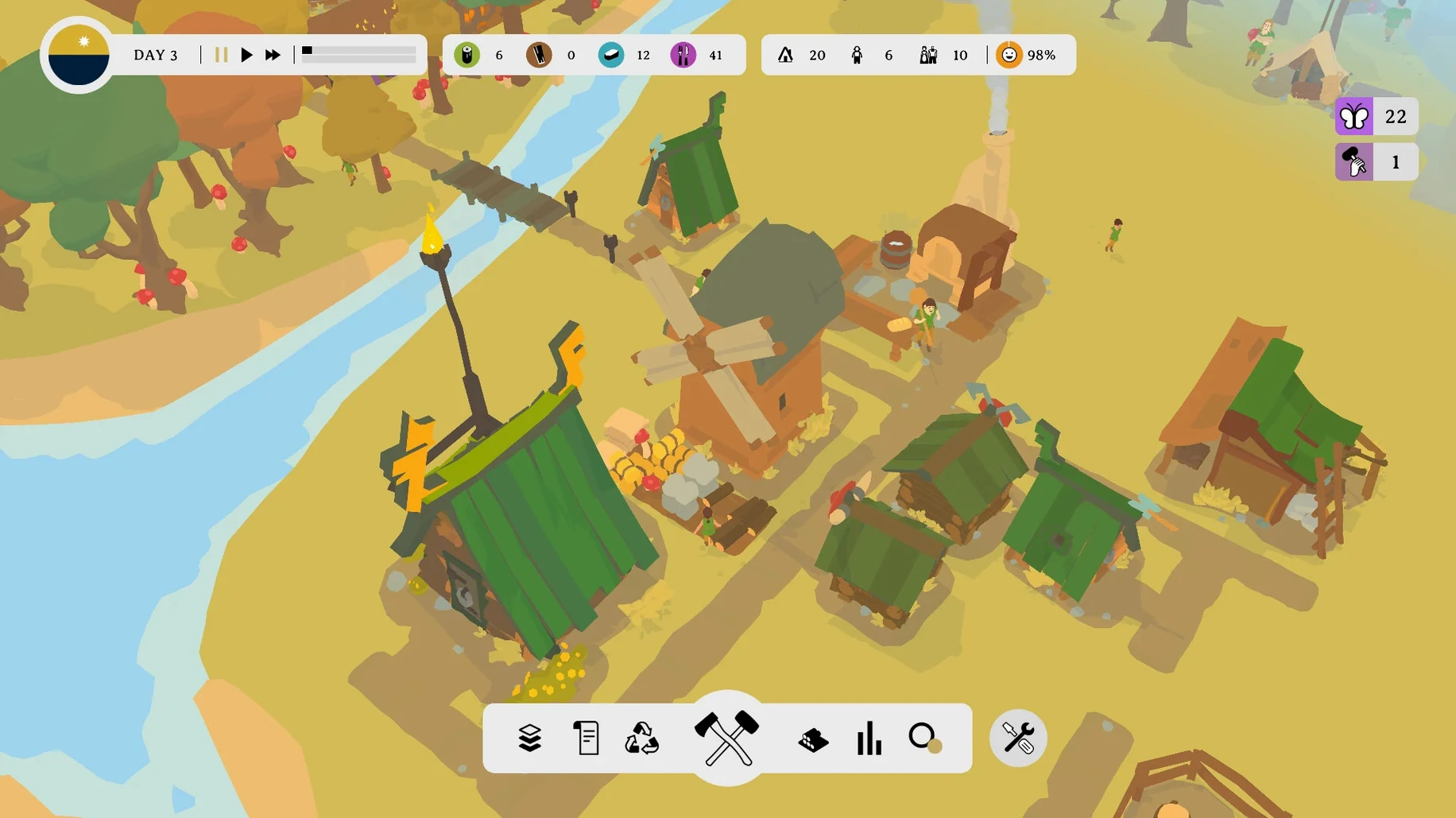 Outlanders — tour 7 Outlanders toolbar view 7