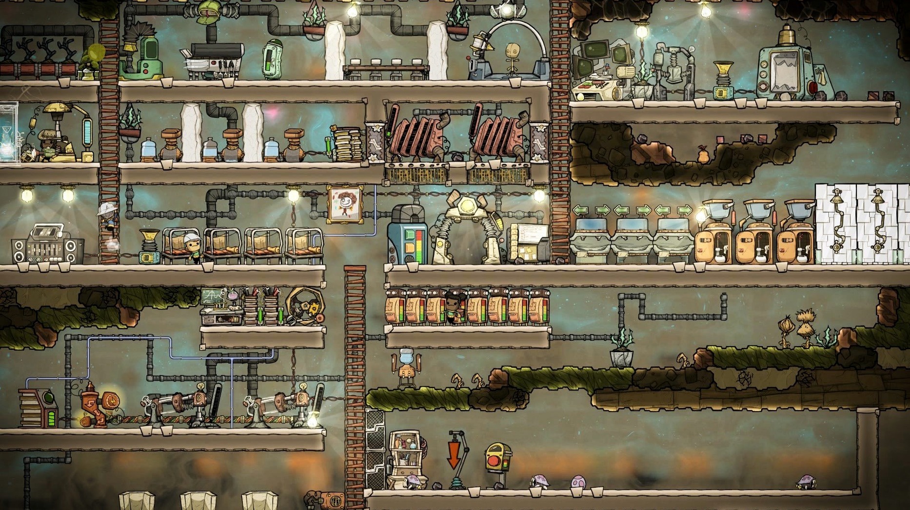 Oxygen Not Included — tour 3 Oxygen Not Included toolbar view 3
