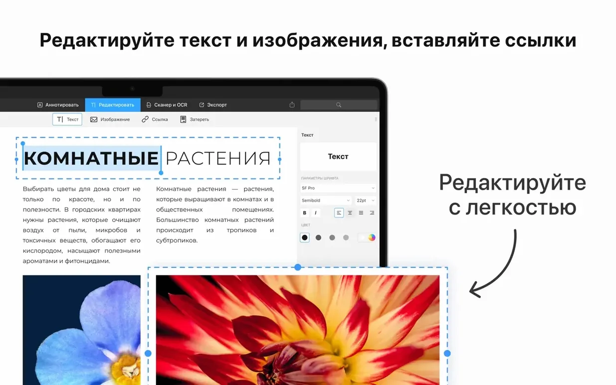 PDF Expert — tour 3 PDF Expert toolbar view 3