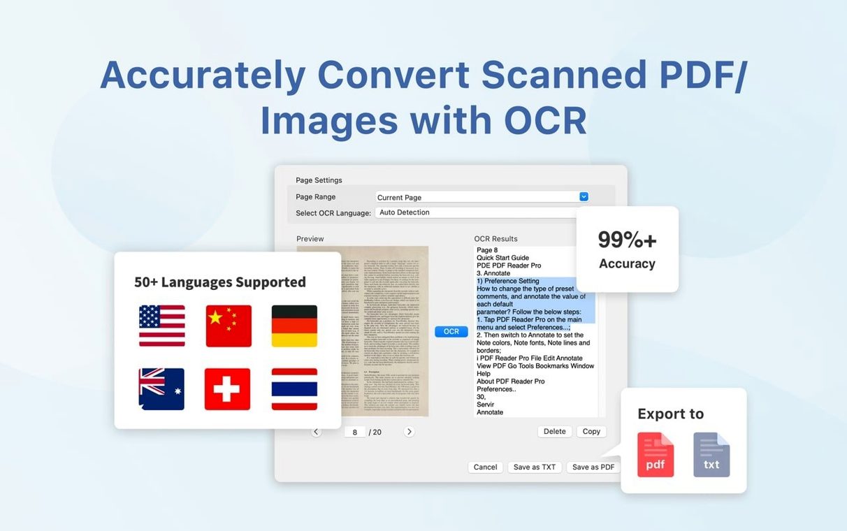 Screen 7 of PDF Reader Pro