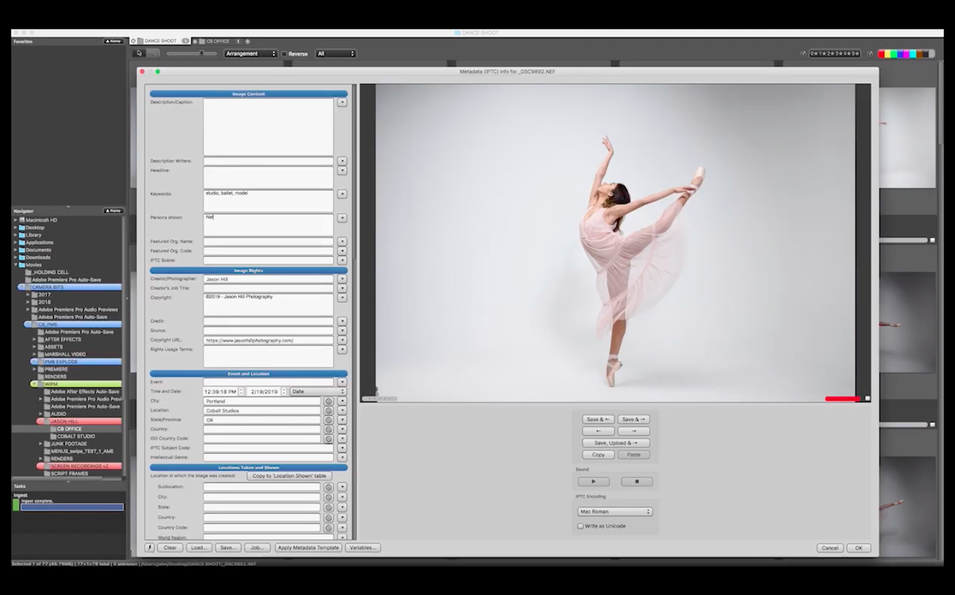 Screen 4 of Photo Mechanic