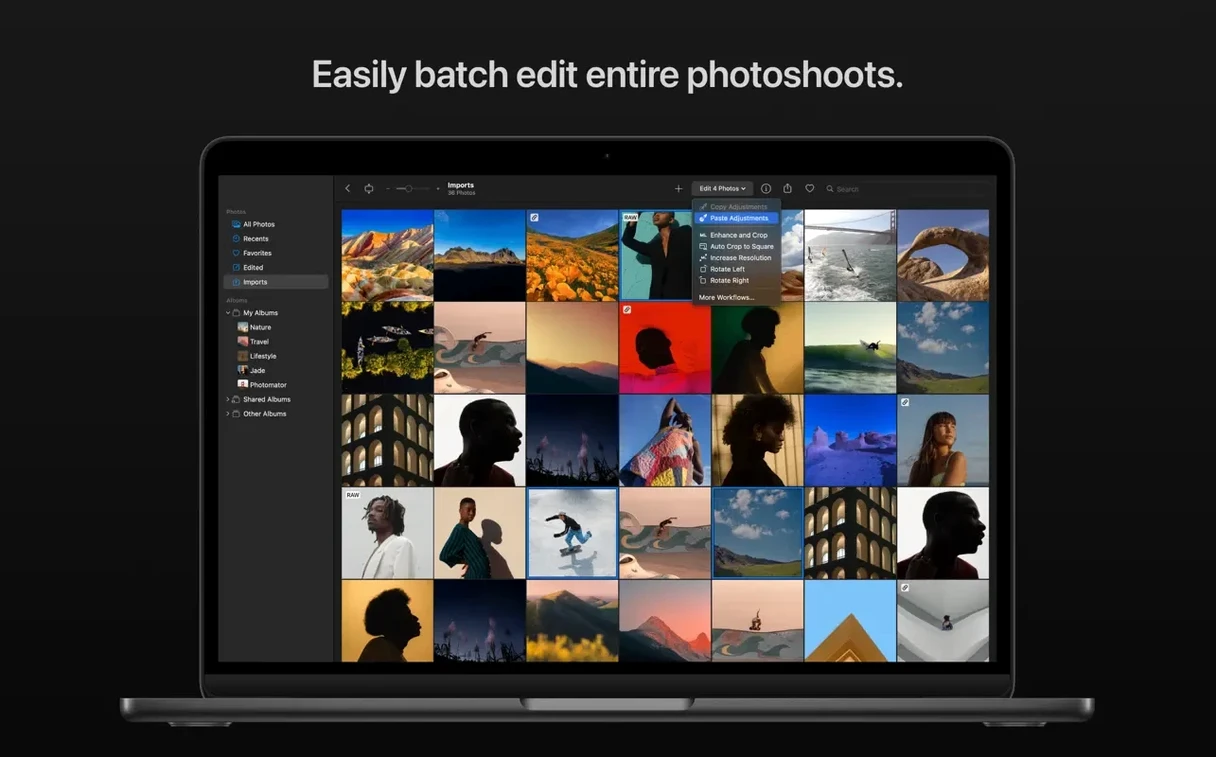 Photomator — tour 7 Photomator toolbar view 7