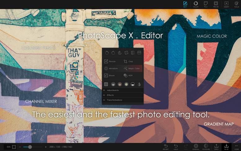 PhotoScape X Pro 4.3: photoscape x dmg
