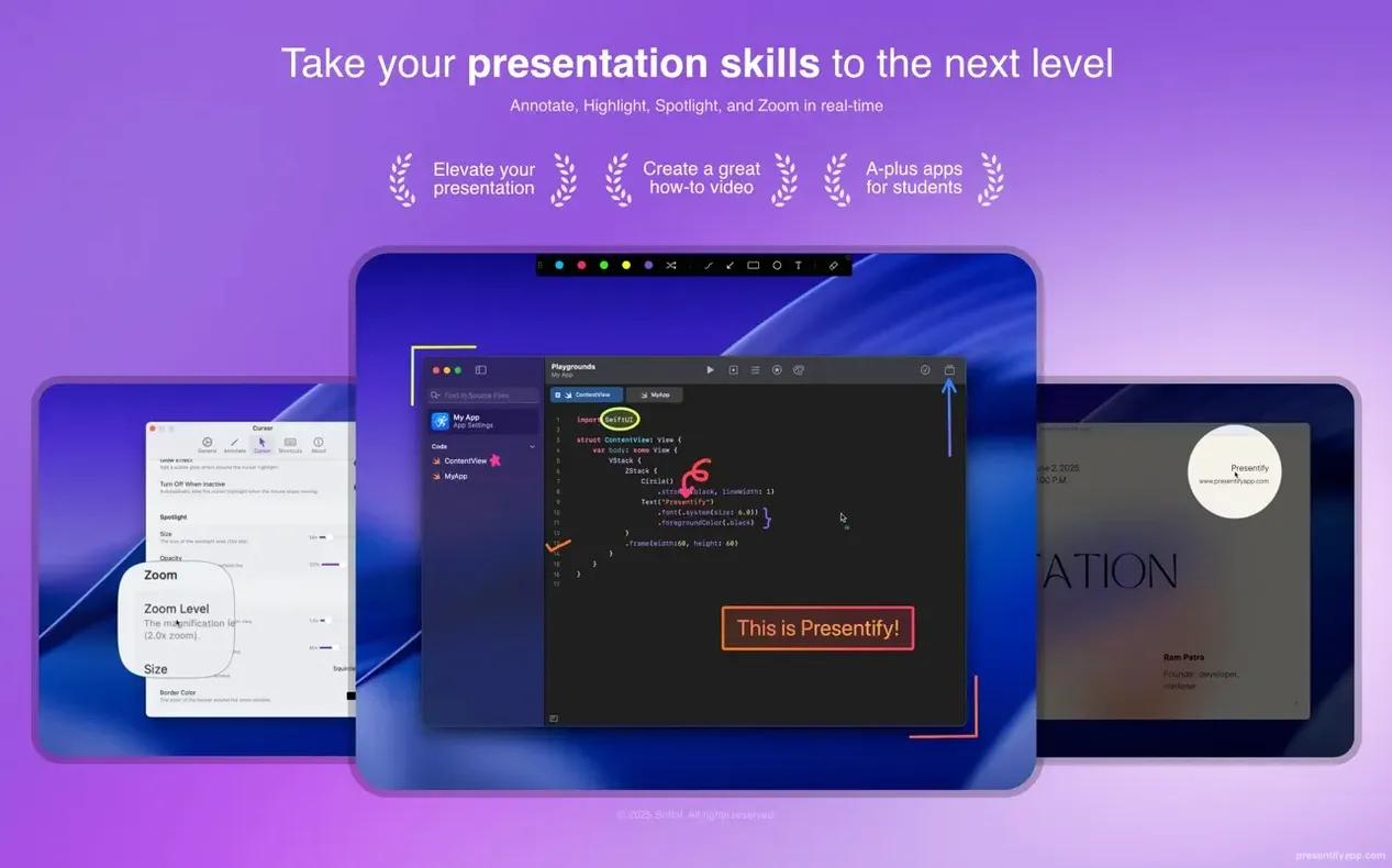 Presentify image 1 of 8 Presentify 8.1.3: presentify free download