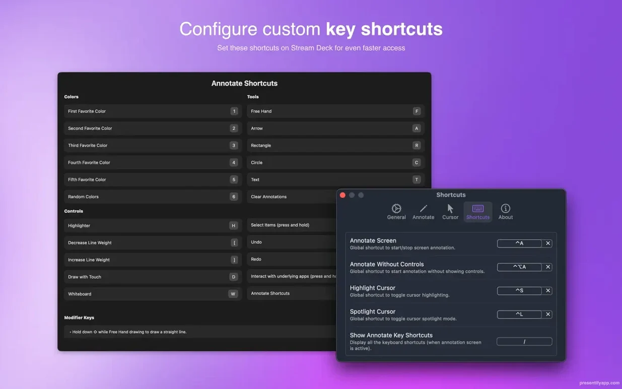 Presentify — tour 8 Presentify toolbar view 8