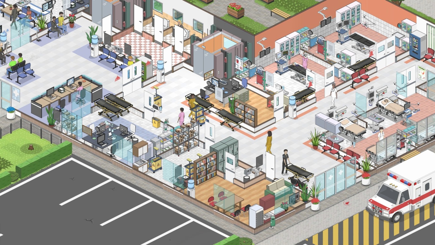 download project hospital for mac: workspace view