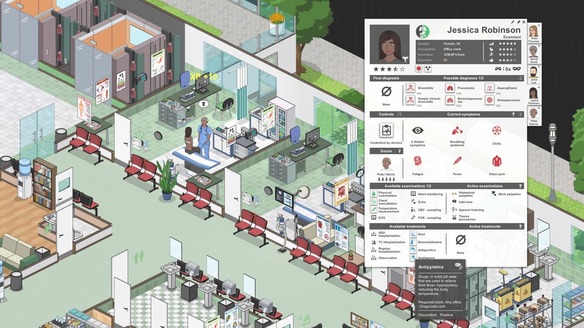 Screen 4 of Project Hospital