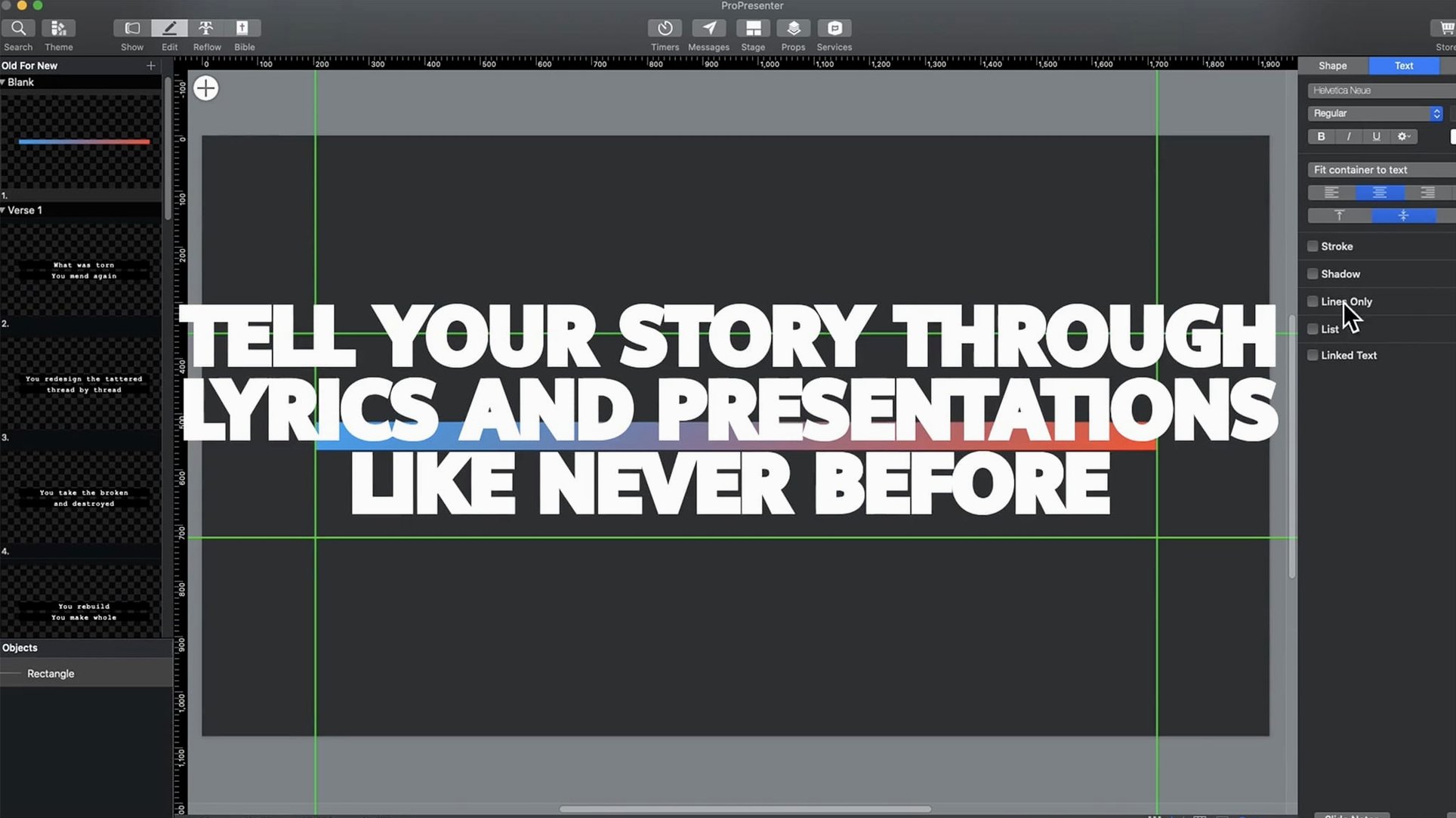 ProPresenter image 2 of 4 Screen 2 of ProPresenter