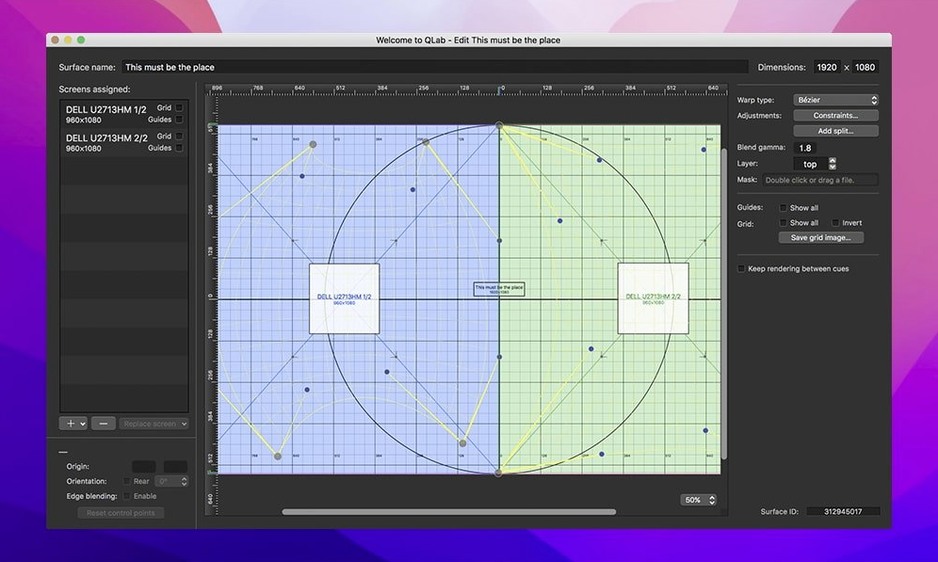 Screen 2 of QLab