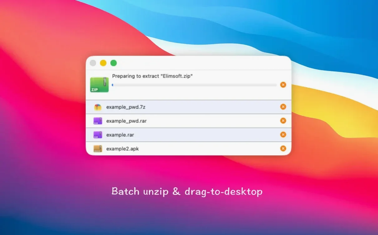 RAR Extractor - unzip — tour 4 RAR Extractor - unzip toolbar view 4