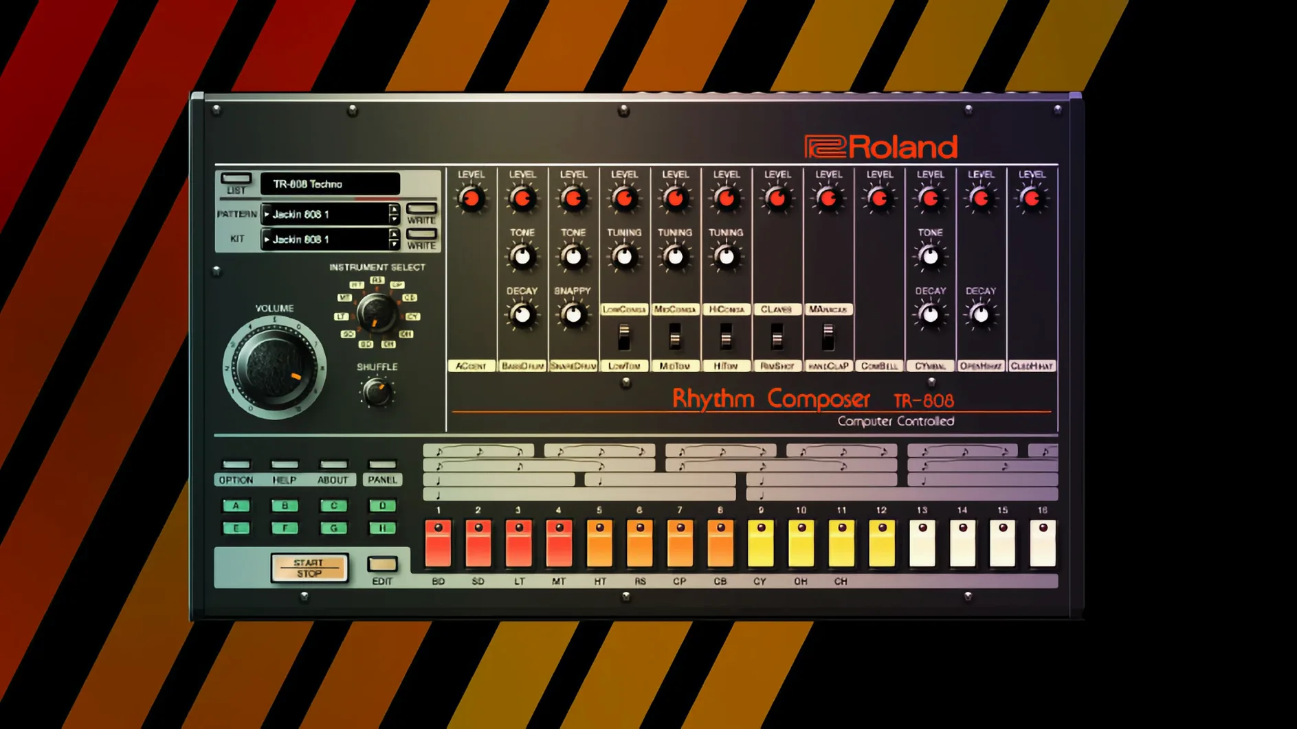 Roland Cloud Legendary Series — tour 3 Roland Cloud Legendary Series toolbar view 3