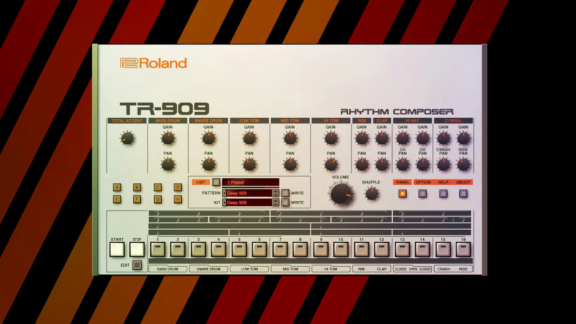 Roland Cloud Legendary Series — tour 4 Roland Cloud Legendary Series toolbar view 4