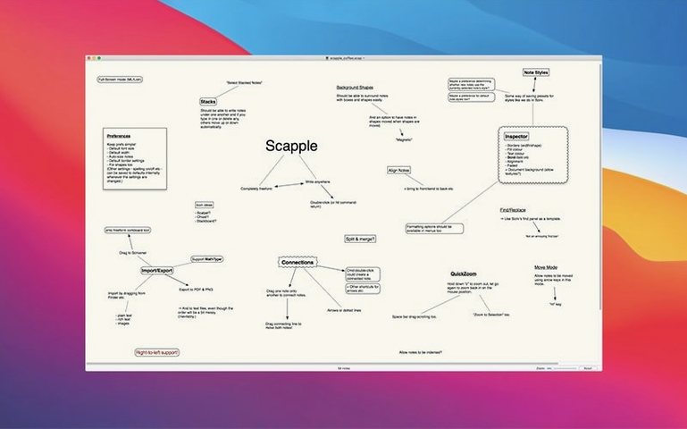 Screen 4 of Scapple