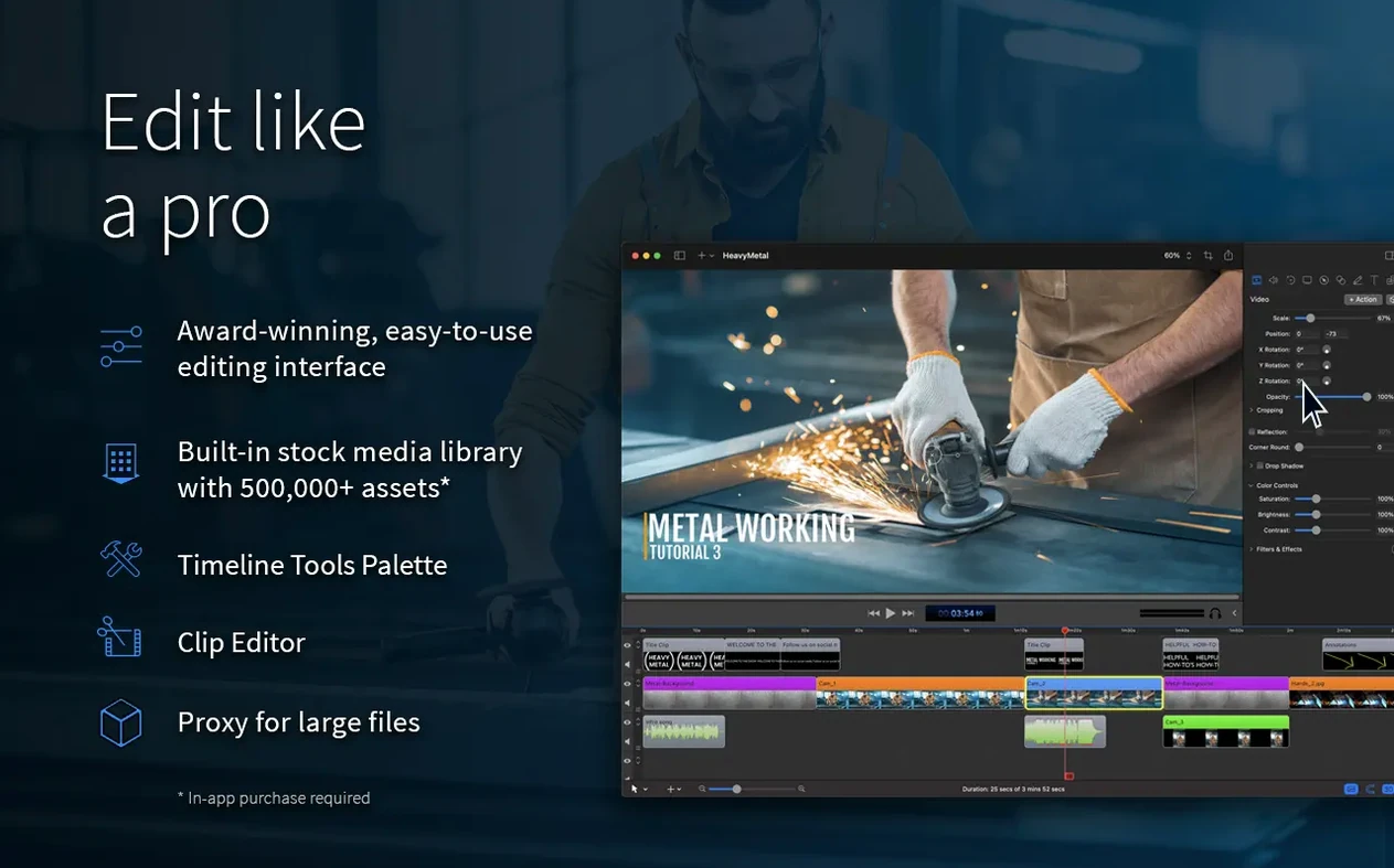 ScreenFlow — tour 2 ScreenFlow toolbar view 2