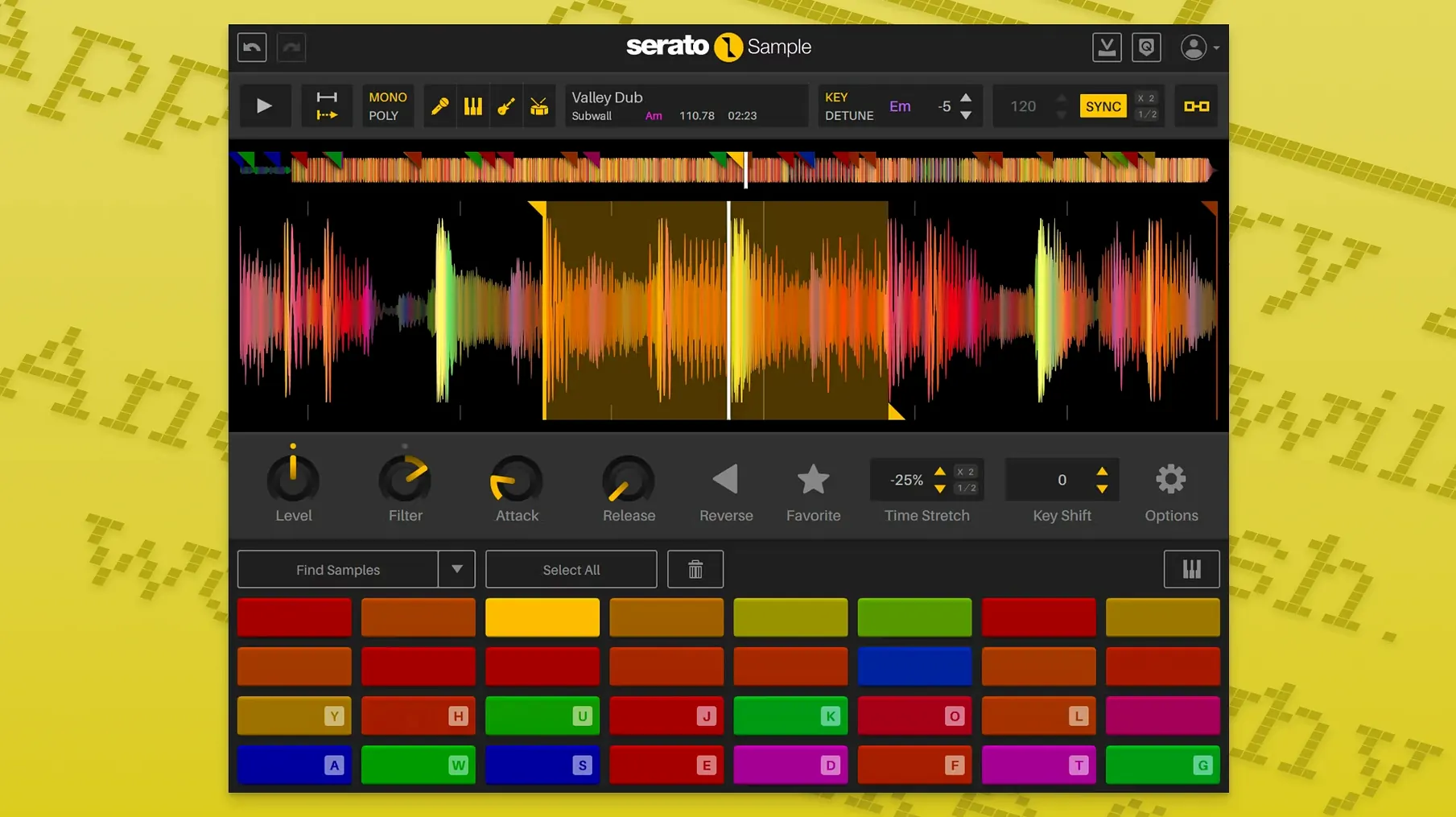 serato sample crack mac: workspace view