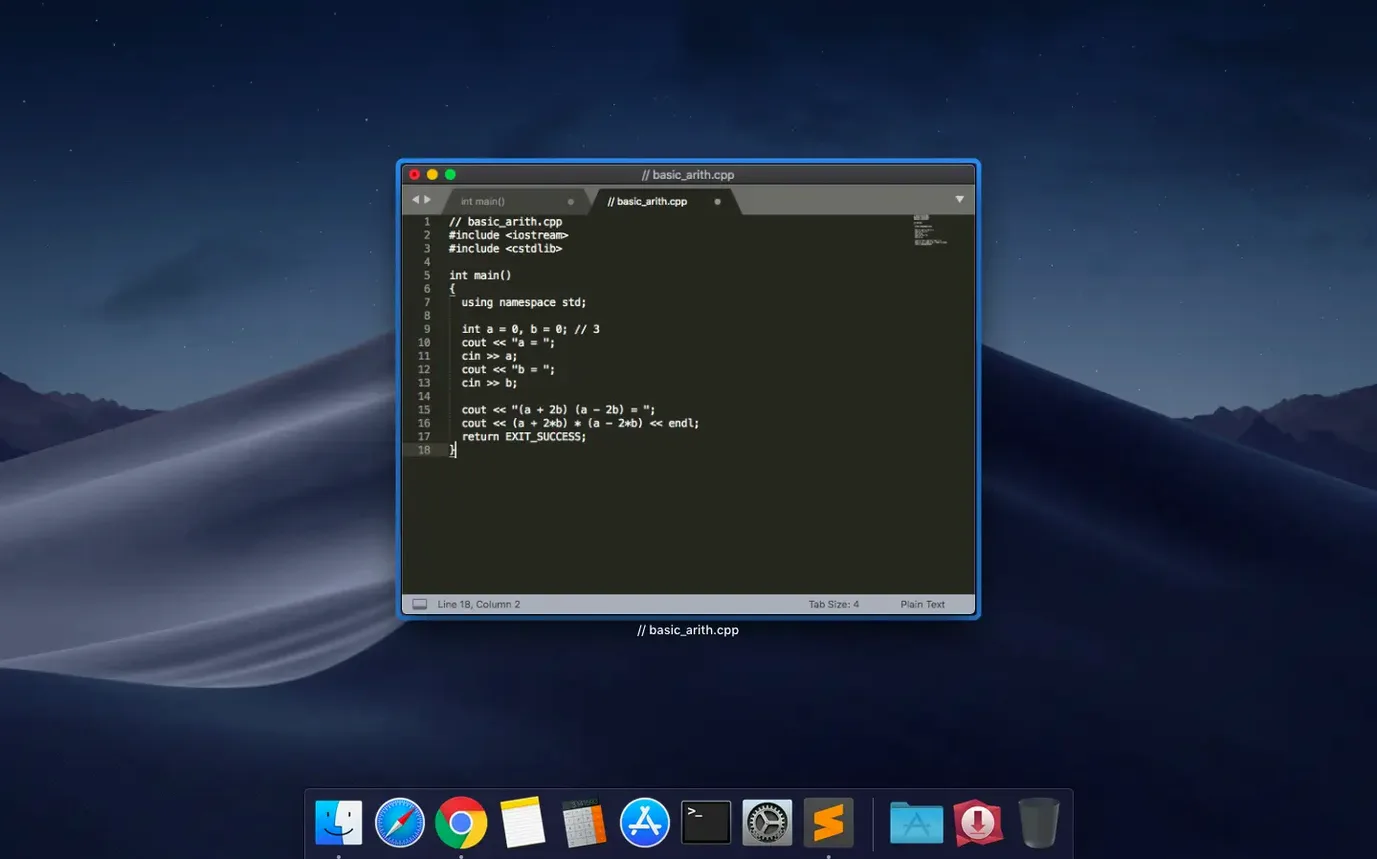Sublime Text — tour 2 Sublime Text toolbar view 2
