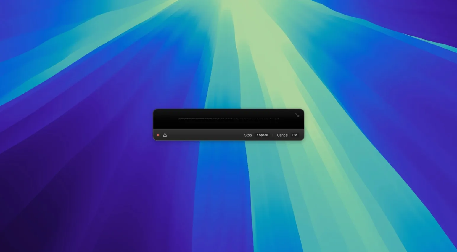 Screen 3 of superwhisper