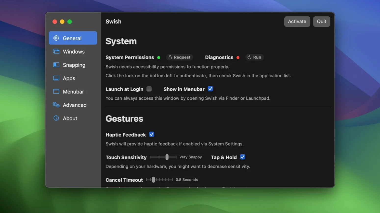 Swish — tour 1 download swish for mac: workspace view