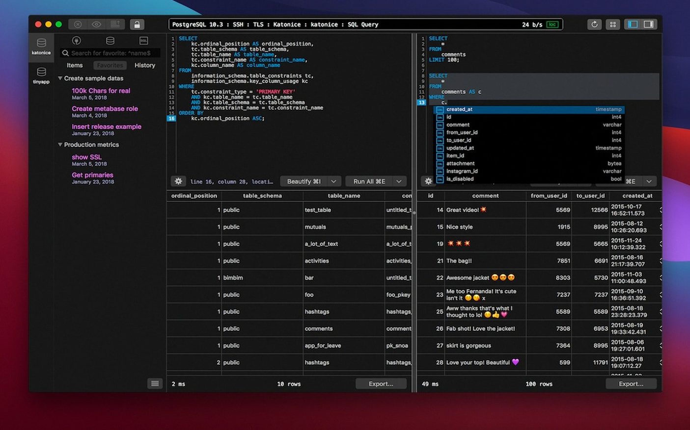 TablePlus image 1 of 4 TablePlus 6.8.0: tableplus torrent