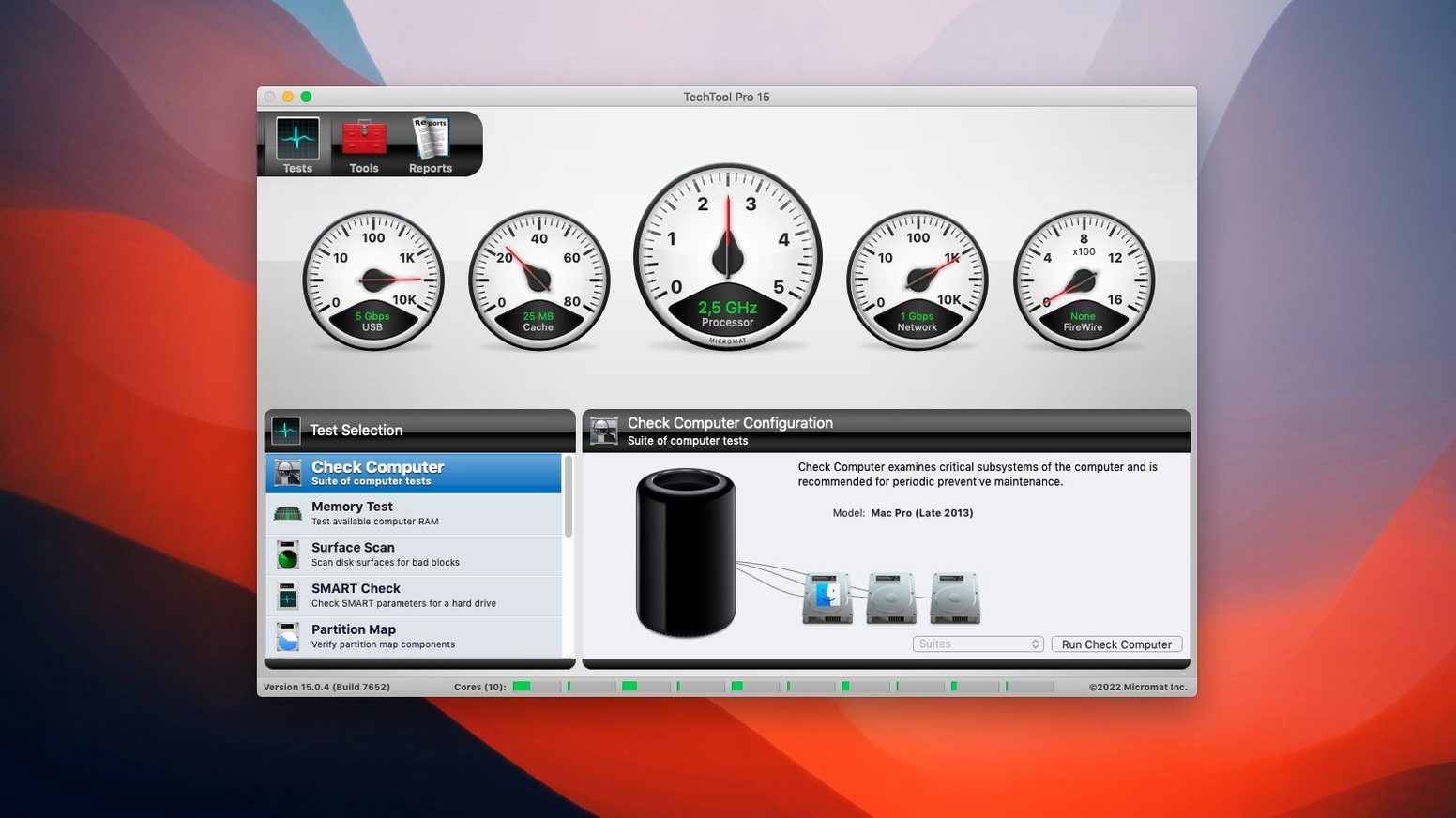 Techtool Pro — tour 1 techtool pro: workspace view
