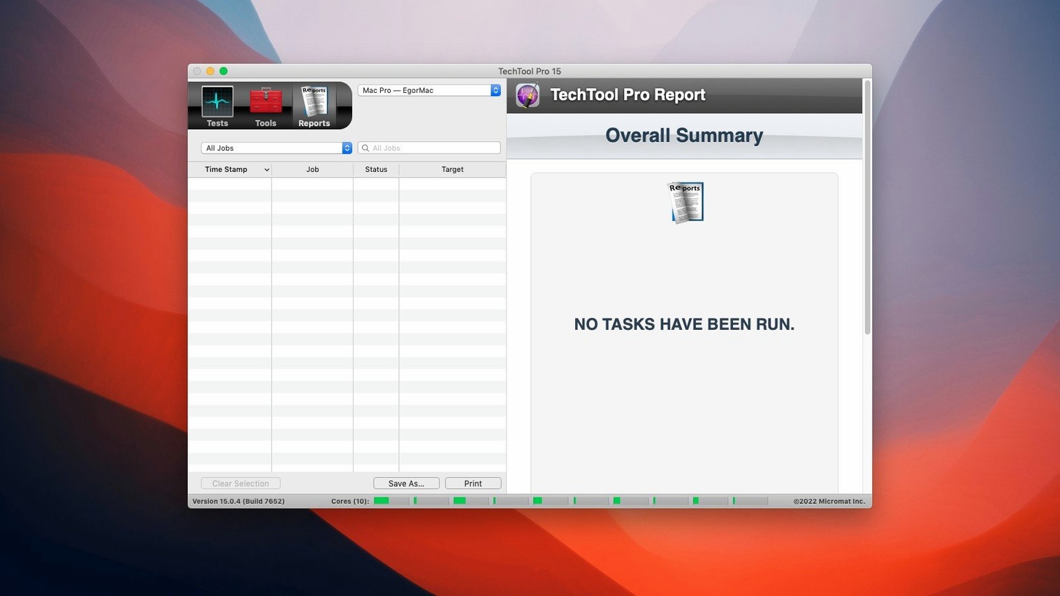 Techtool Pro — tour 3 Techtool Pro toolbar view 3