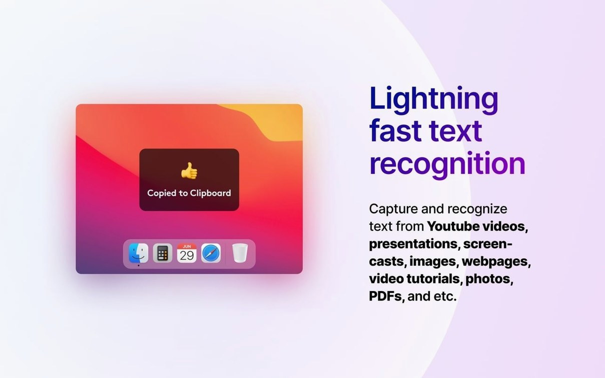 TextSniper — tour 2 TextSniper toolbar view 2